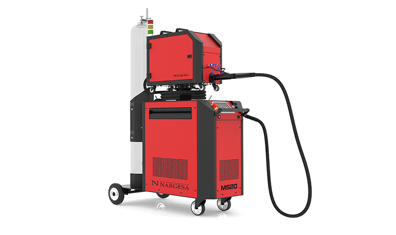 Soldadora láser MS20 como núcleo del proceso, conf