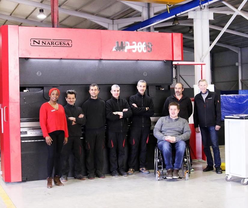 FROM NORWAY TO NARGESA…TRAINING AT THE PRESS BRAKE MP3003CNC