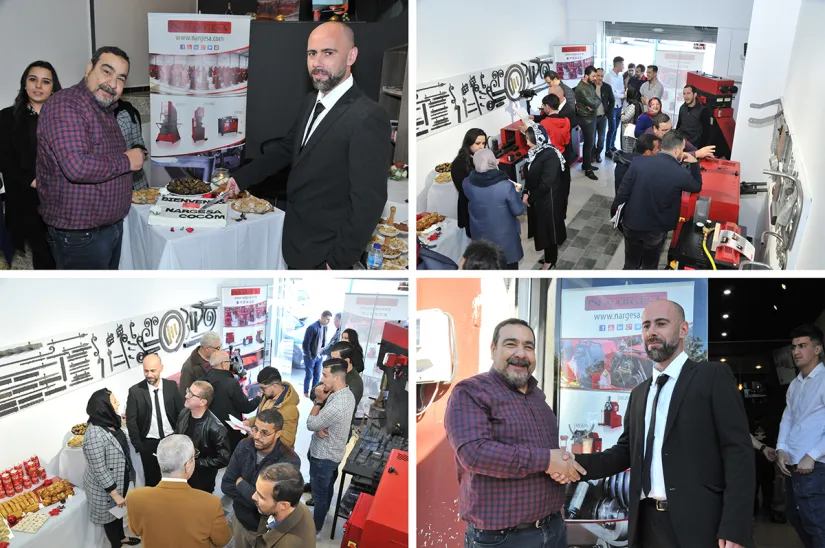 GRANDE SUCCESSO DI ASSISTENZA NELL'APERTURA DI SHOWROOM NARGESA IN ALGERIA