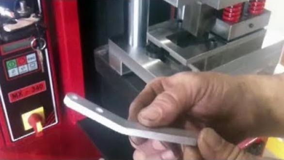 Embedded thumbnail for MX340G - Tooling for folding and punching handrail