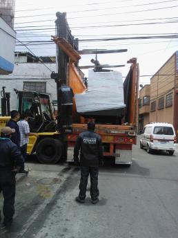 Transportation to Colombia of the Nargesa the Hydraulic Shear Machine  