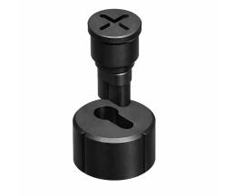 Punção e matriz para fechadura