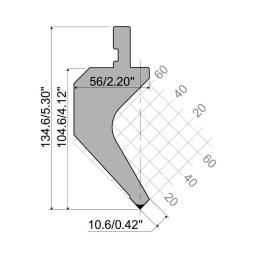 Punzone Promecam PK.135.85.R08