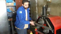 Ahmed Khelladi (Argelia). Curvadora de tubos y perfiles MC200H