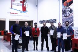 Enginyers del Colegiul de Ingenierie de Moldàvia a Nargesa
