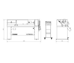 Dimensioni della macchinaTorsionatrice MT500A