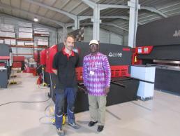 El señor Lancine es directivo de la empresa Indigo, especializada en la fabricación y venta de estructuras metálicas para la construcción, en Costa de Marfil.