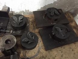 Tools for shaping iron