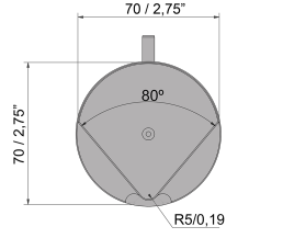 Punzón Plegado P.70.80.R5