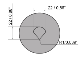 Punzón Plegado P.22.80.R1