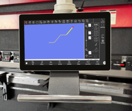 Gráficos y cálculo de plegado en CNC · MP3160CNC