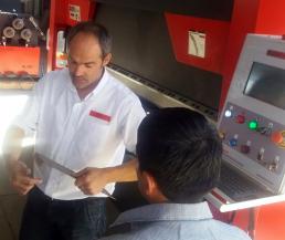 Hydraulic Press Brake MP3003CNC. National University of San Agustín de Arequipa