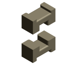 Matriz para torcionar quadrado 20 e barras de 35x10 mm ou ¾” e 1 ¼”x3/8” polegada Whitwort