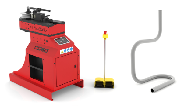 Curvadora de tubos Sin mandril CC60 CNC