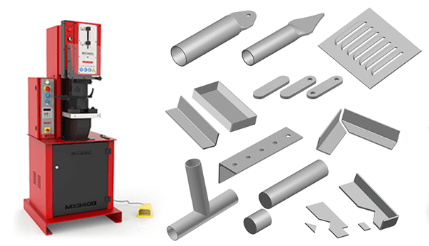 Poinçonneuse manuelle hydraulique avec poinçons & accessoires